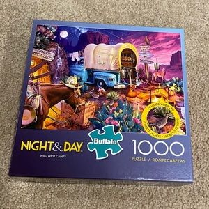 Wild West Camp Buffalo Puzzle 1000 pieces